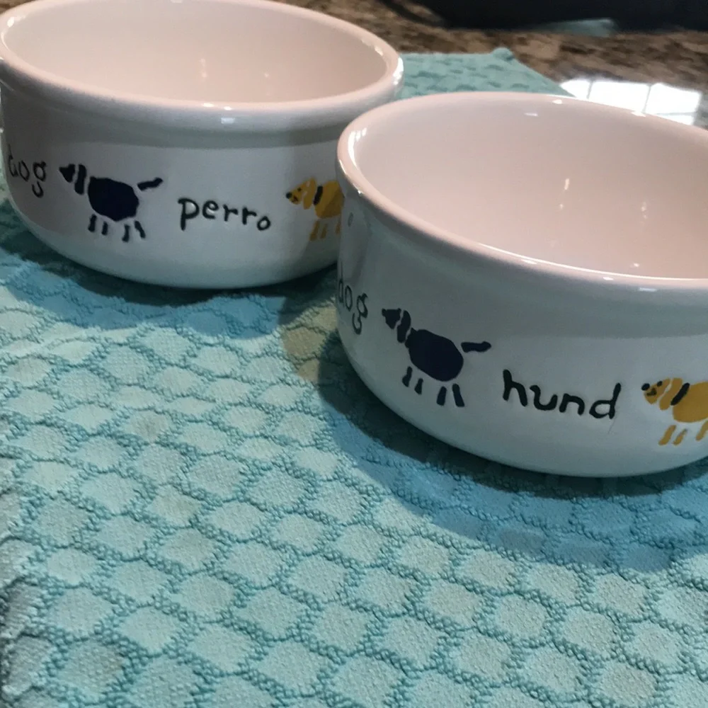 TWO DOG BOWLS